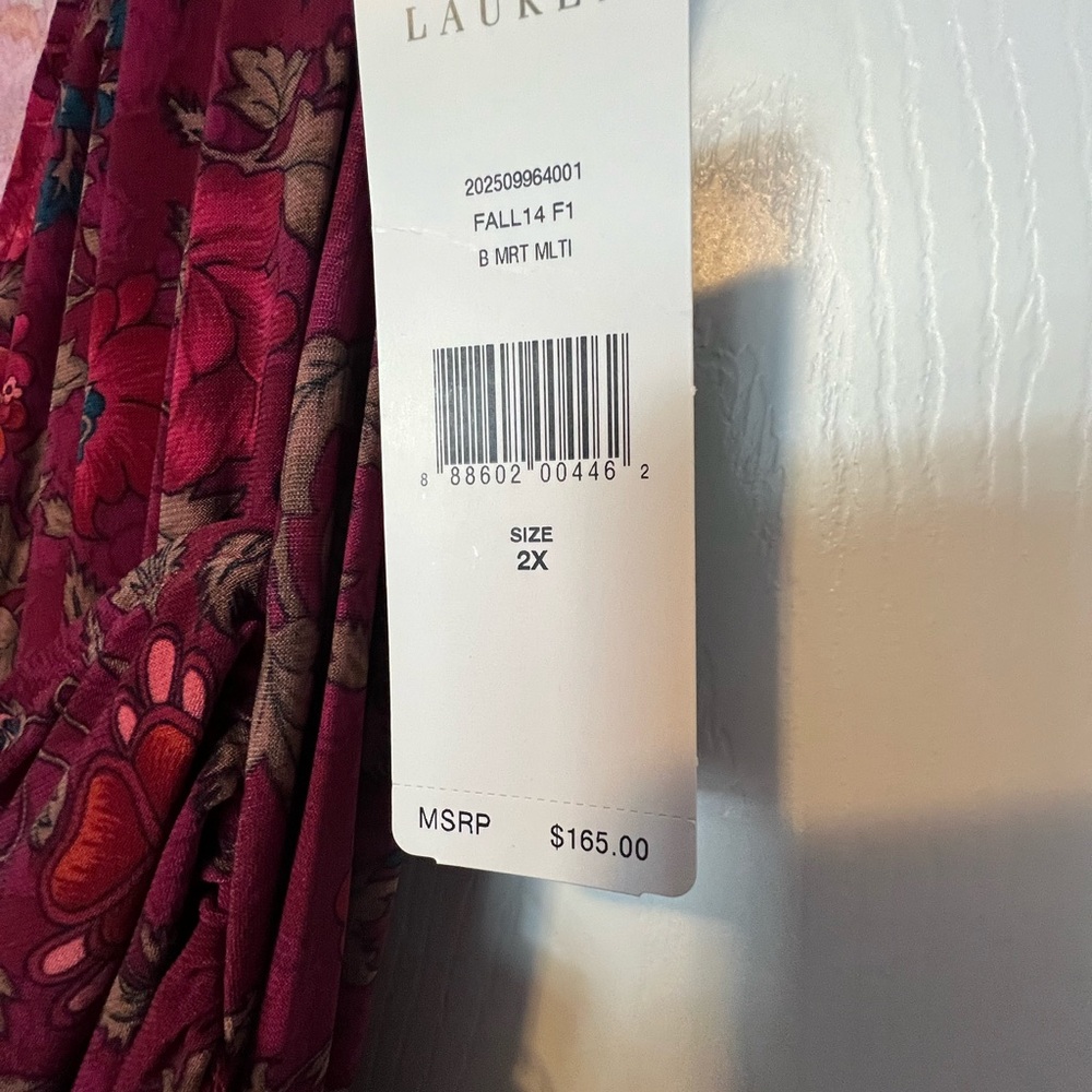 Lauren Ralph Lauren Women’s Dress. NWT. Size 2X - Picture 6 of 9
